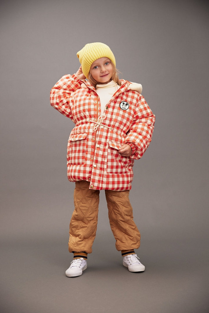 Ritzratz Gingham Heavy Puffer Jacket by Mini Rodini - Petite Belle