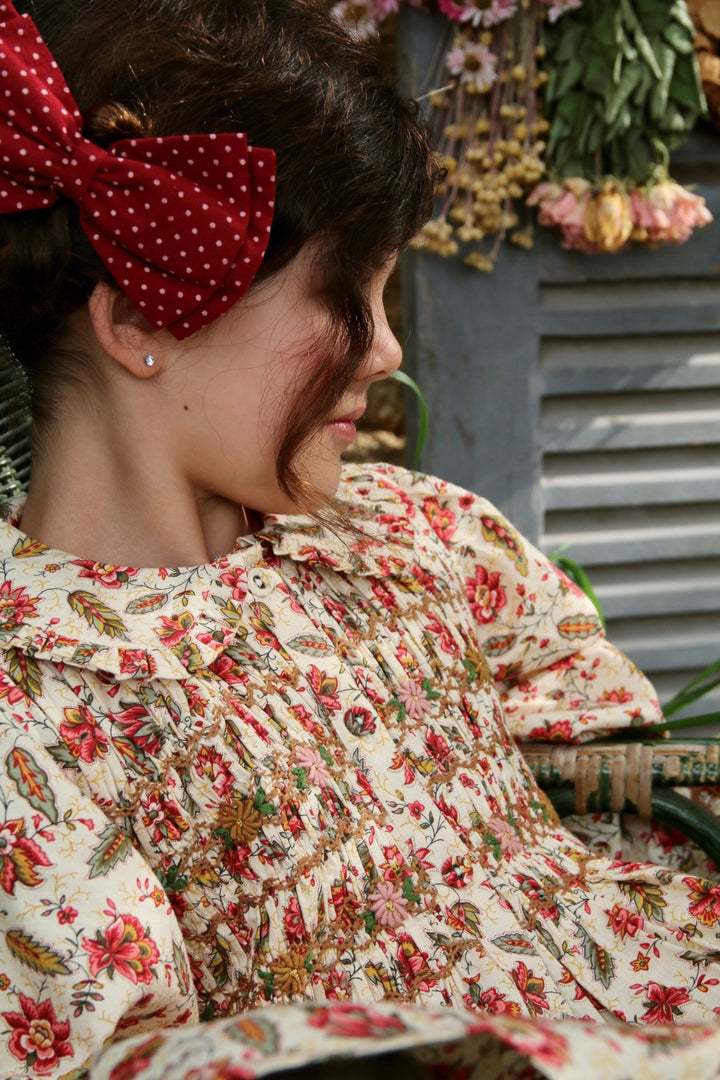 Romantic Dress in Aline Print by Bonjour - Petite Belle