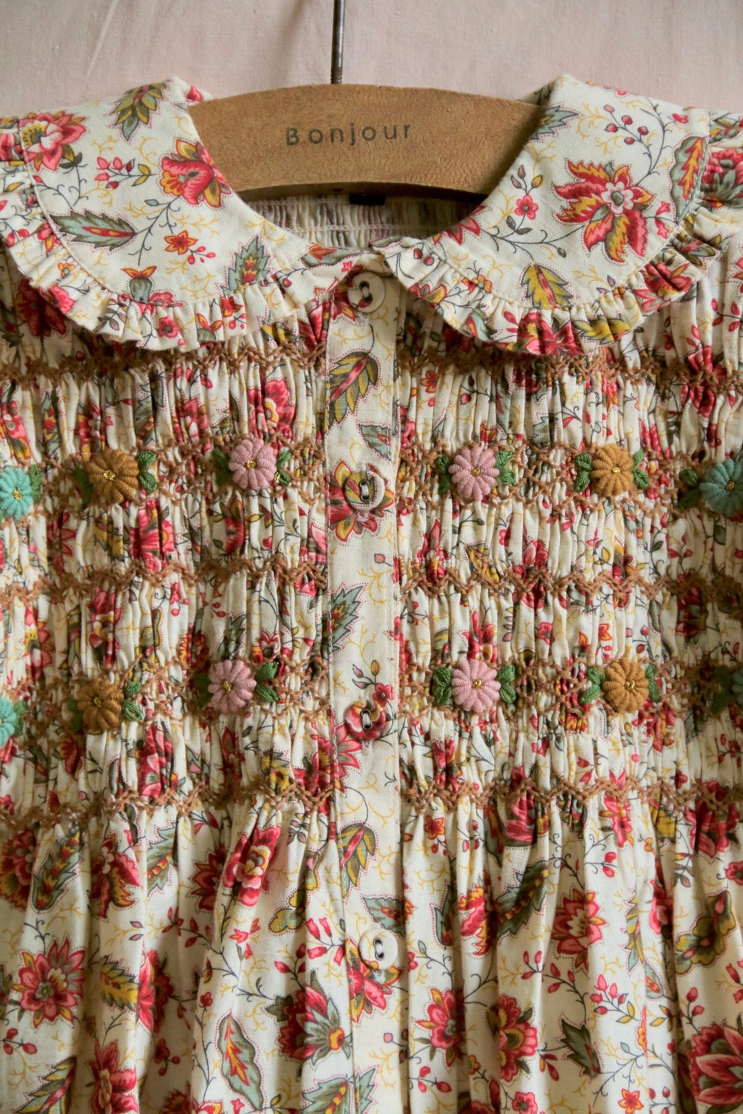 Romantic Dress in Aline Print by Bonjour - Petite Belle
