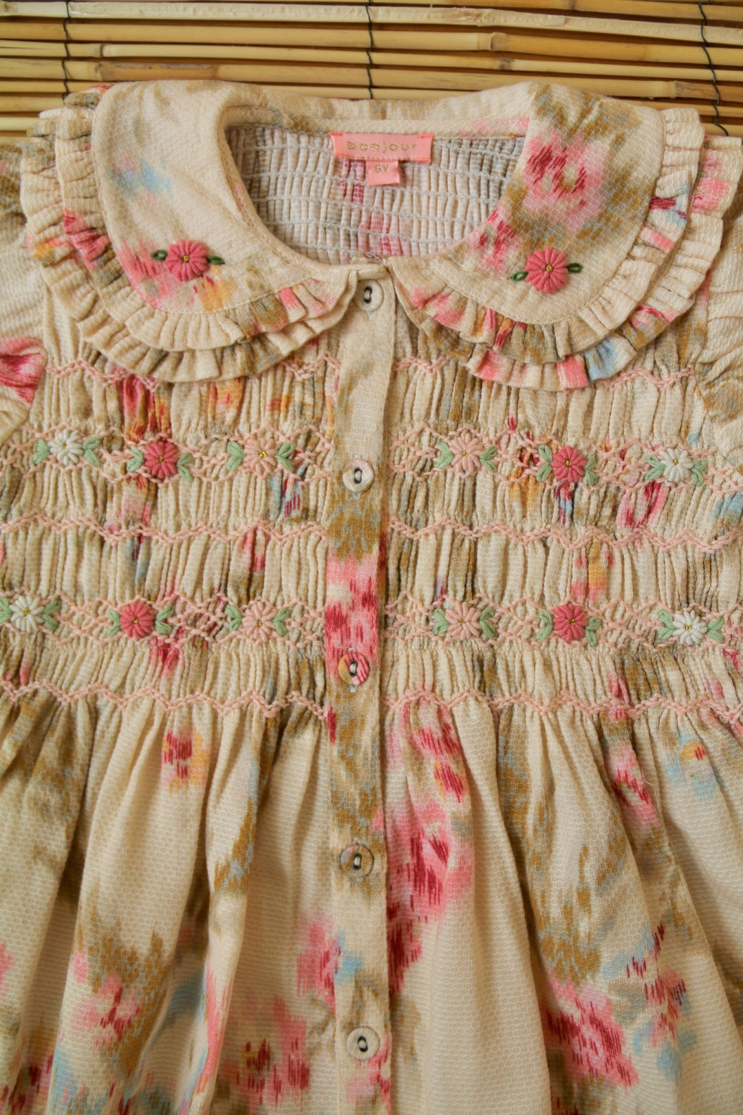Romantic Dress in Antoinette Print by Bonjour - Petite Belle