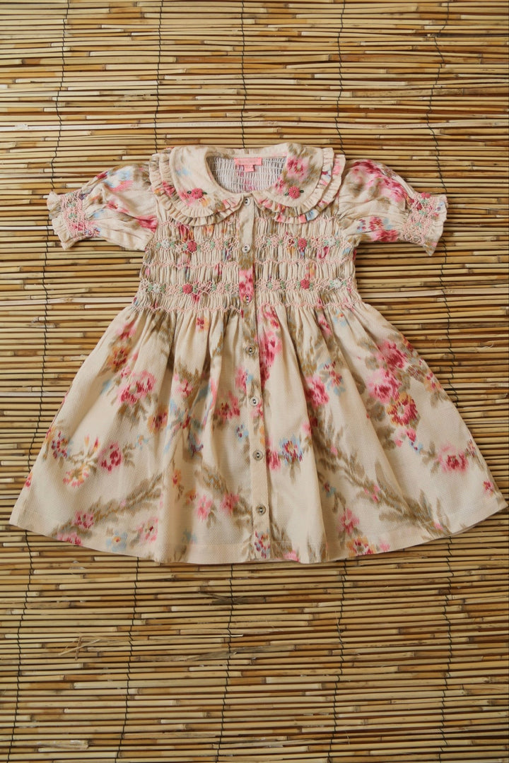 Romantic Dress in Antoinette Print by Bonjour - Petite Belle