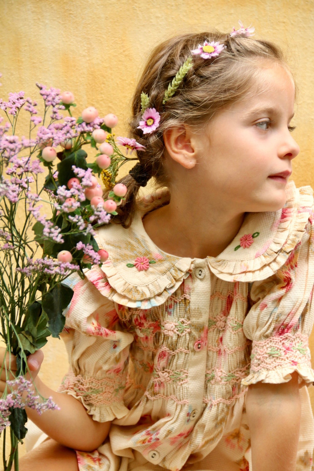 Romantic Dress in Antoinette Print by Bonjour - Petite Belle