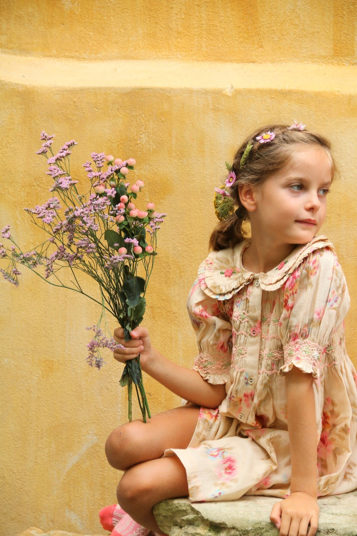 Romantic Dress in Antoinette Print by Bonjour - Petite Belle