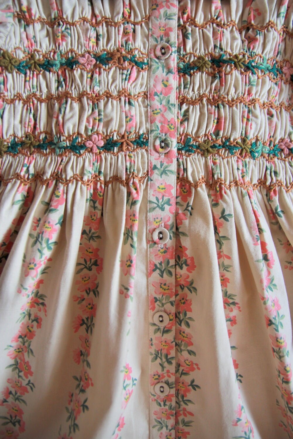 Romantic Long Tunique in Farandole Flowers by Bonjour - Petite Belle