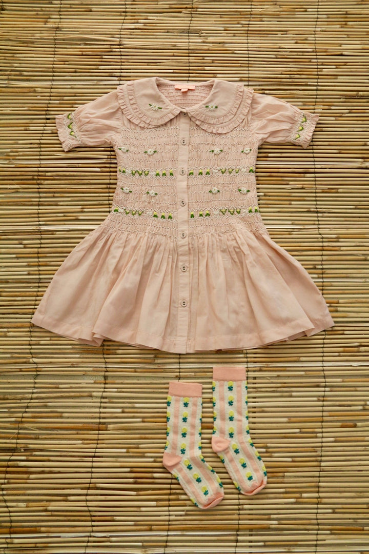 Romantic Tunique in Light Pink by Bonjour - Petite Belle
