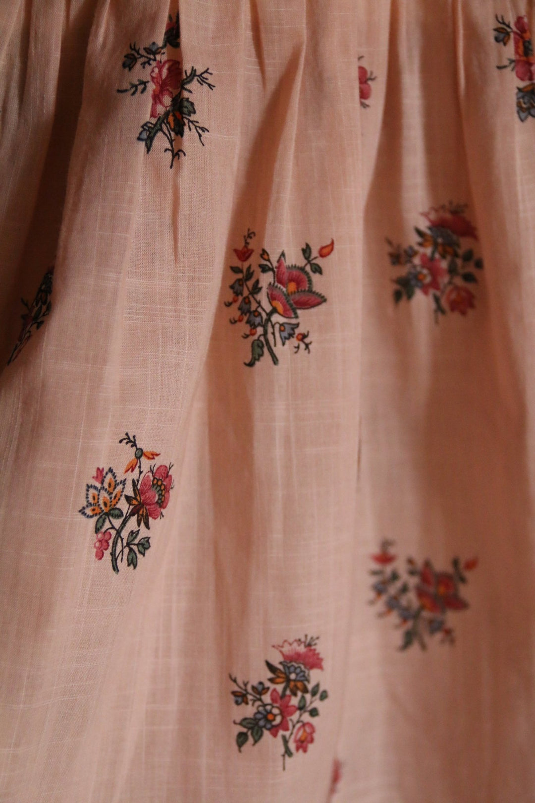 Romantic Tunique in Pink Flowers Garden Print by Bonjour - Petite Belle