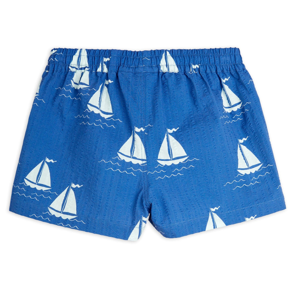 Sailing Boat Woven Shorts by Mini Rodini - Petite Belle