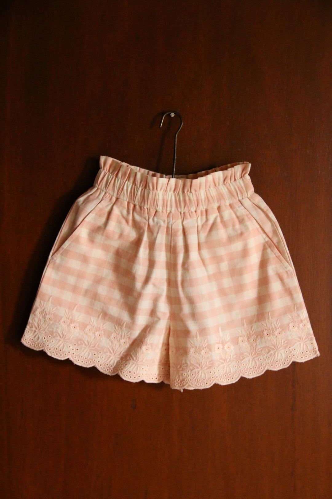 Short & Top Set in Pink Vichy by Bonjour - Petite Belle