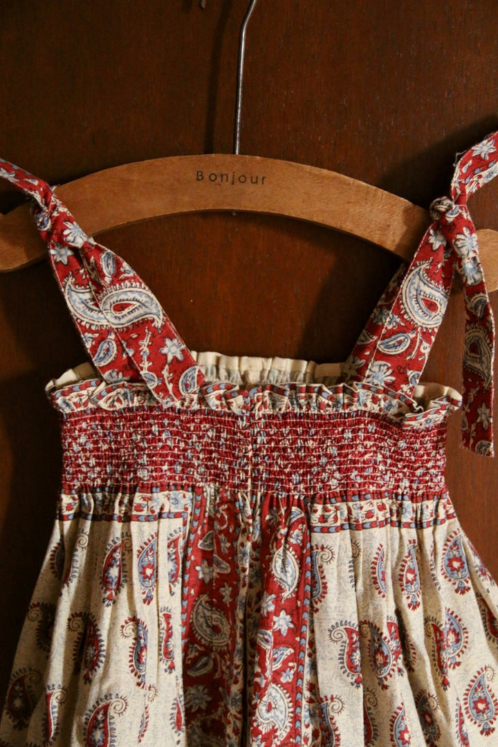 Skirt Dress & Scarf in Cashmere Bandana Print by Bonjour - Petite Belle
