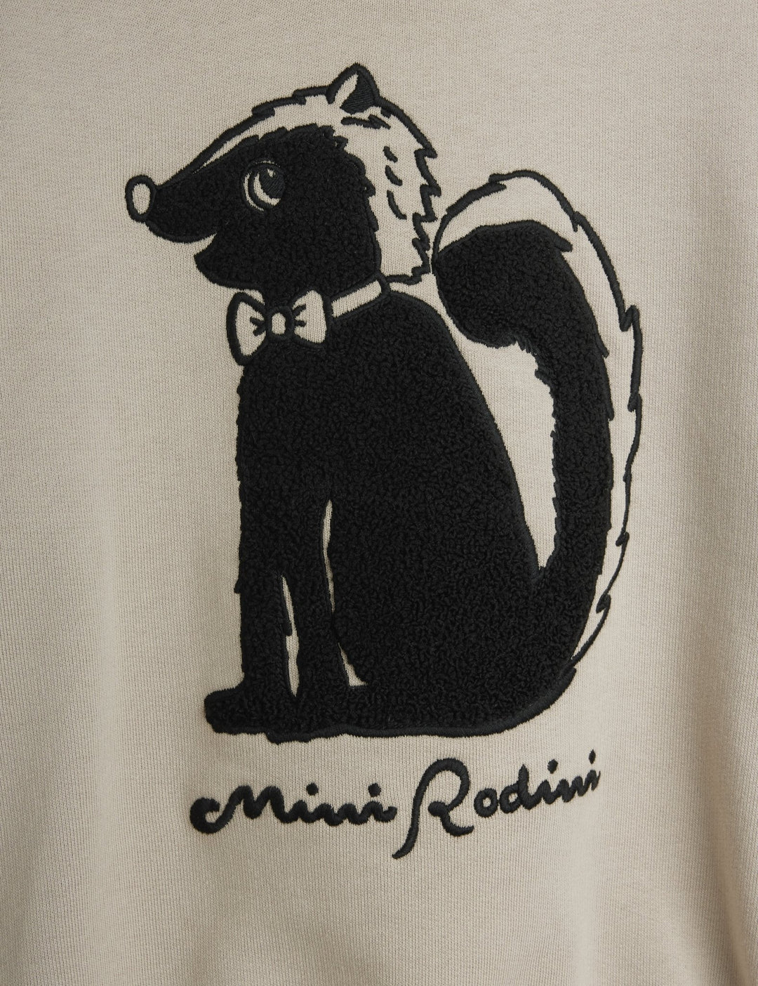 Skunk Chenille Sweatshirt by Mini Rodini - Petite Belle