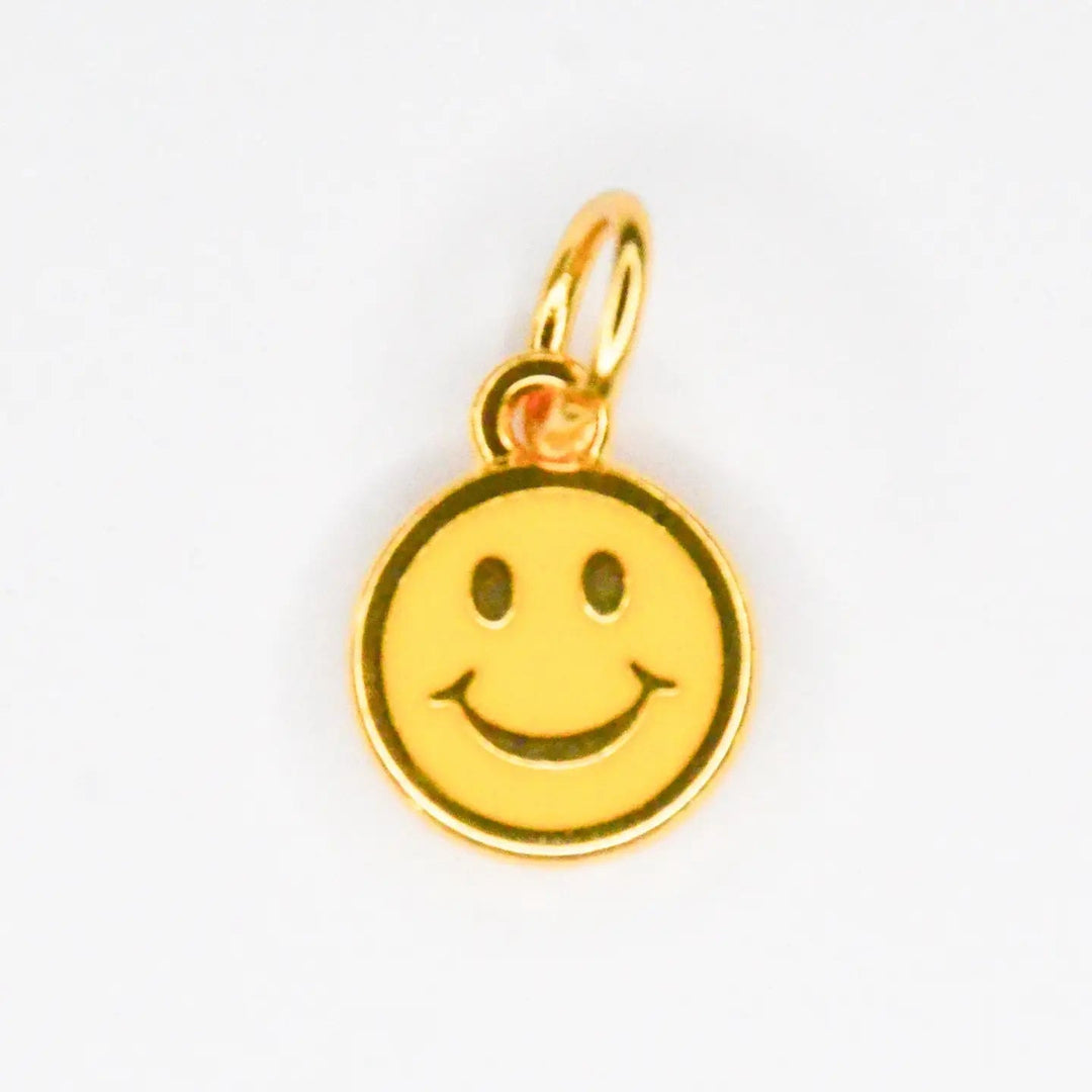 Smiley Yellow Charm by Feestbeest Kids - Petite Belle