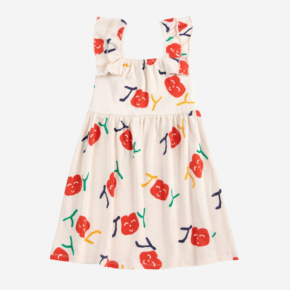 Smiling All Over Ruffle Dress by Bobo Choses - Petite Belle