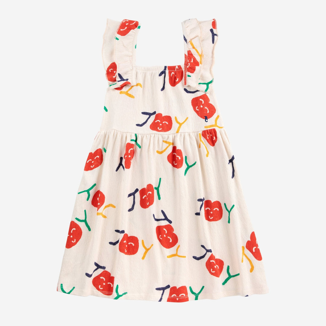 Smiling All Over Ruffle Dress by Bobo Choses - Petite Belle