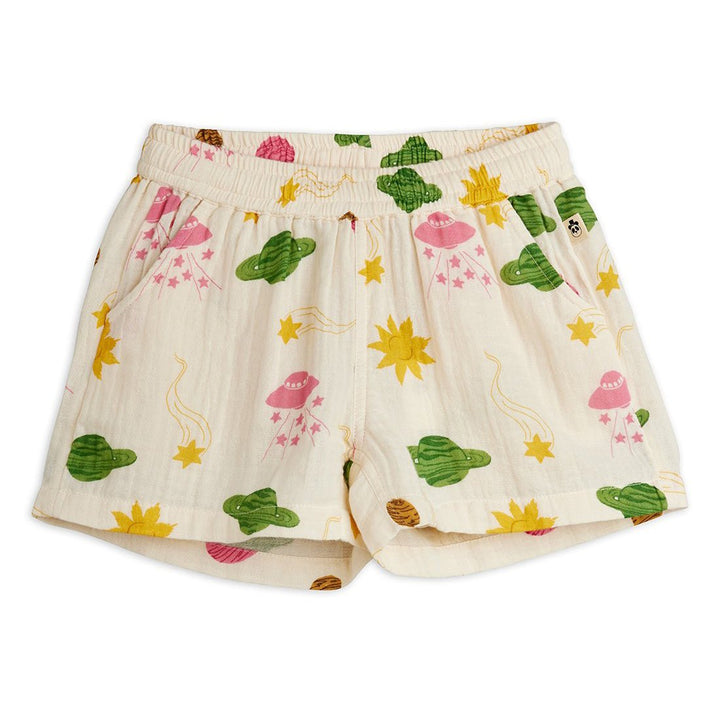 Space Muslin Shorts by Mini Rodini - Petite Belle