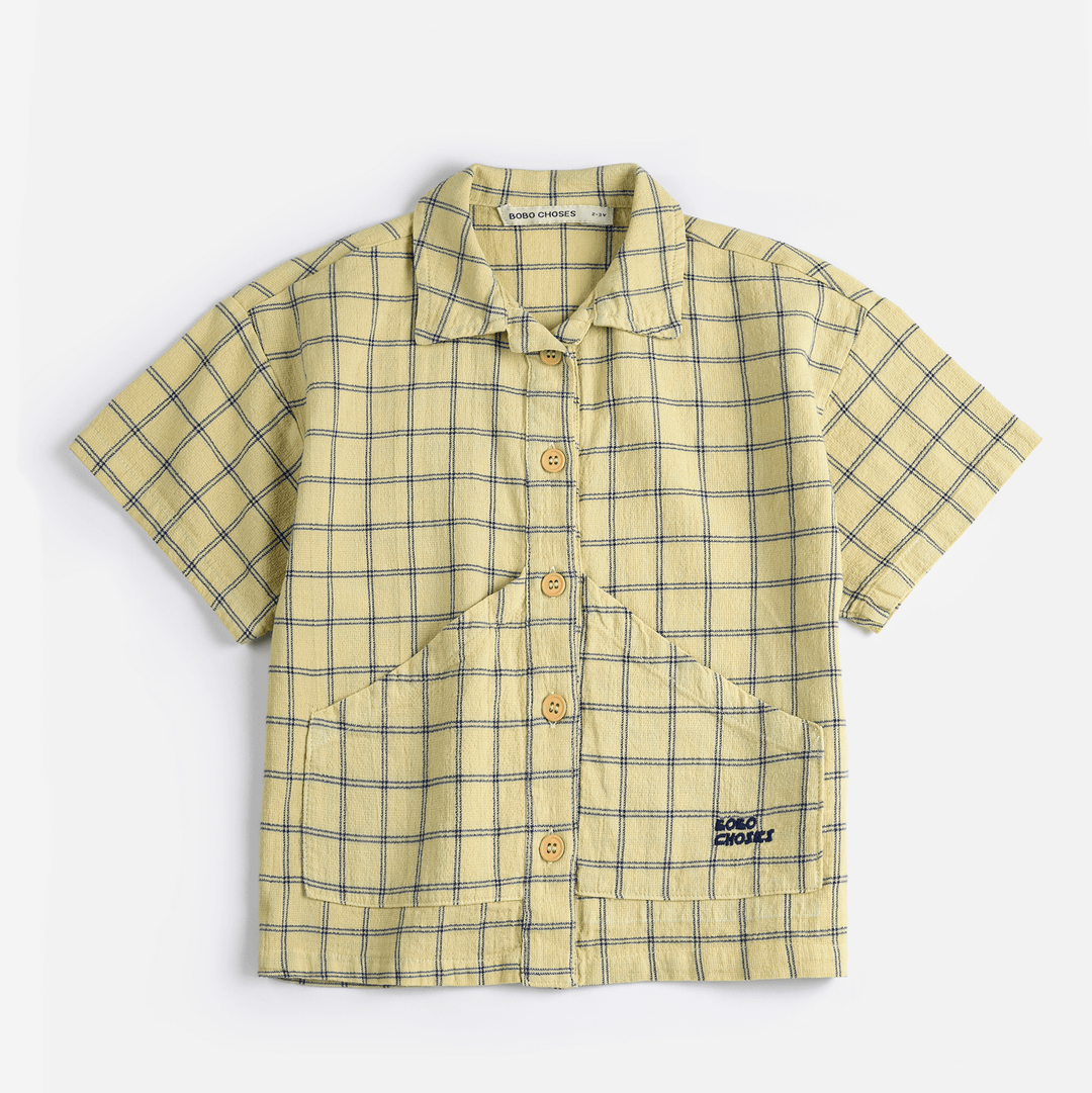Spicy Window Pane Woven Shirt by Bobo Choses - Petite Belle