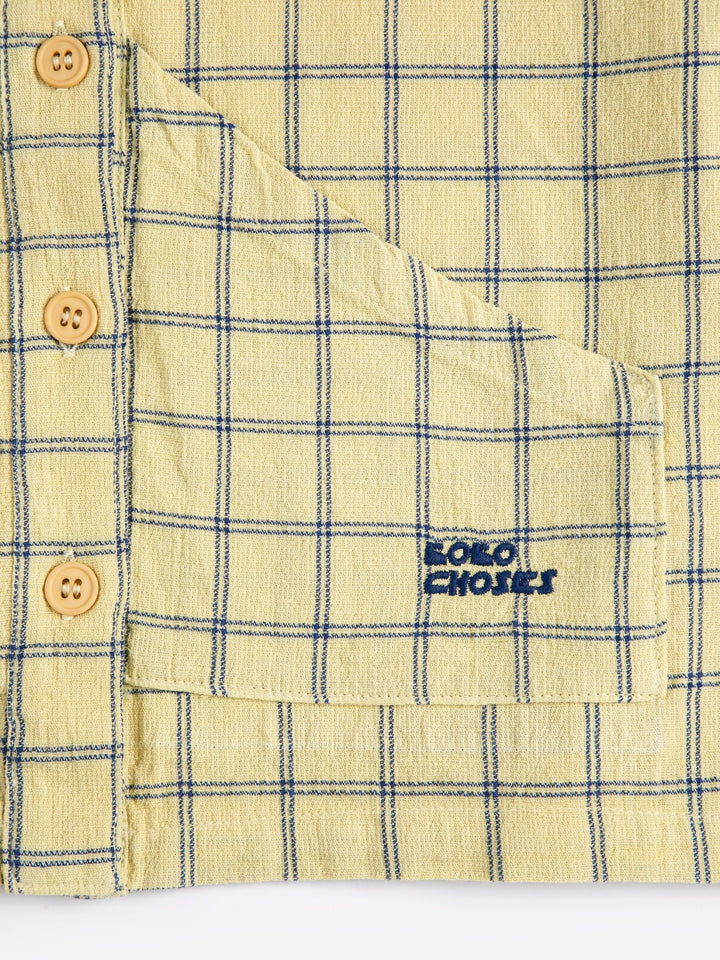 Spicy Window Pane Woven Shirt by Bobo Choses - Petite Belle