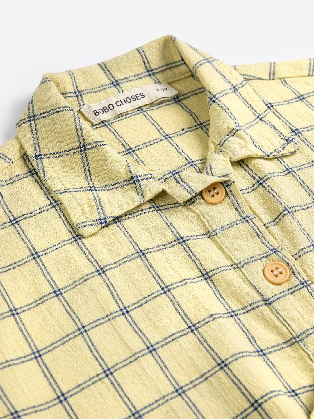 Spicy Window Pane Woven Shirt by Bobo Choses - Petite Belle