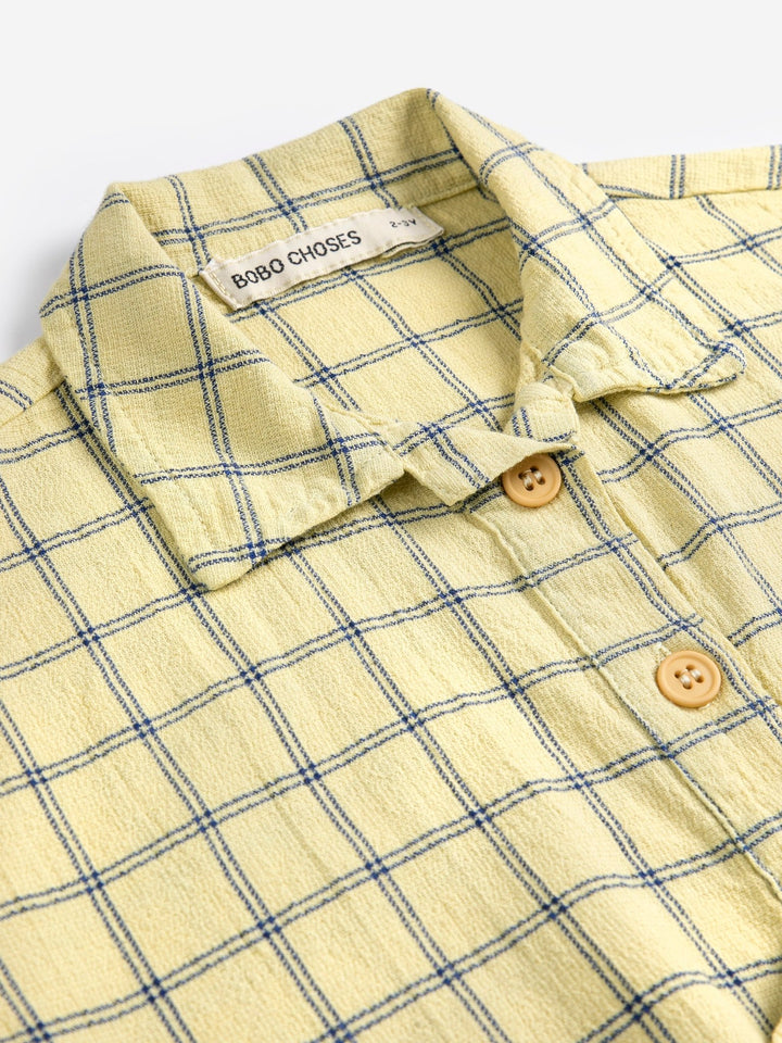 Spicy Window Pane Woven Shirt by Bobo Choses - Petite Belle