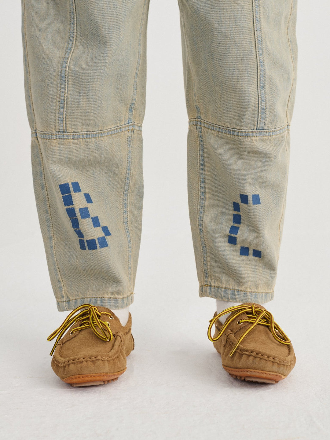 Square Bobo Choses Denim Pants by Bobo Choses - Petite Belle