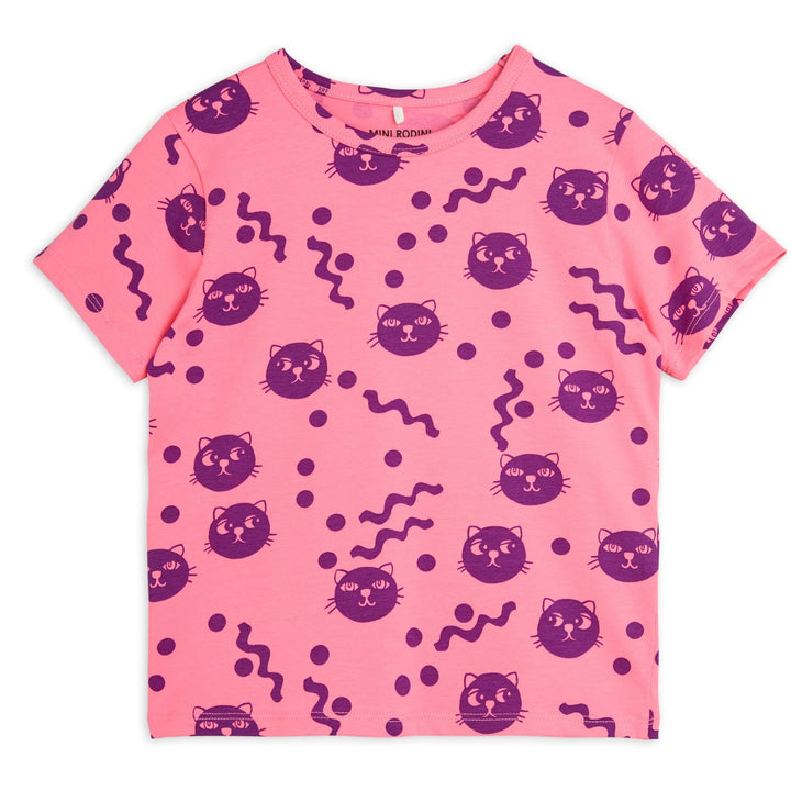 Squiggly Cats T-shirt by Mini Rodini - Petite Belle