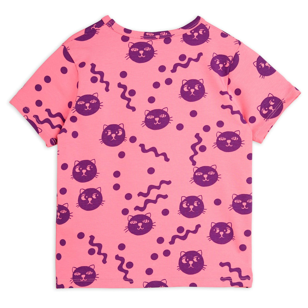 Squiggly Cats T-shirt by Mini Rodini - Petite Belle