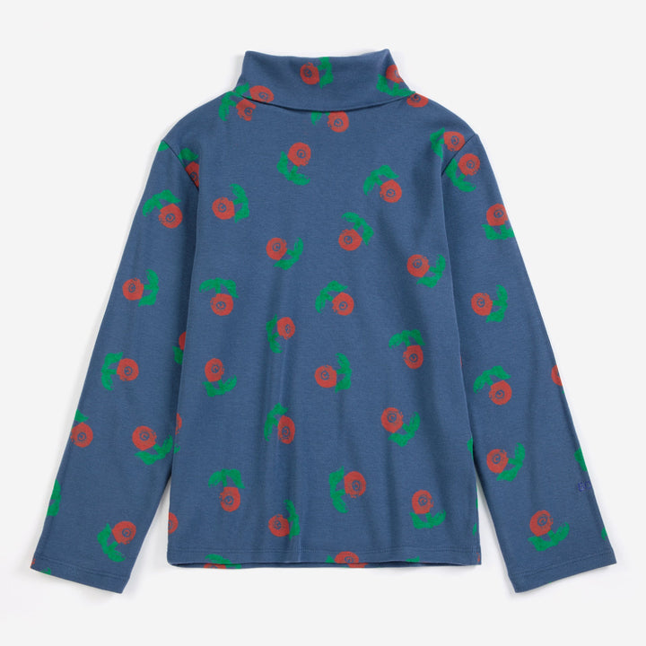 Stamp Bloom All Over Turtleneck Tee by Bobo Choses - Petite Belle