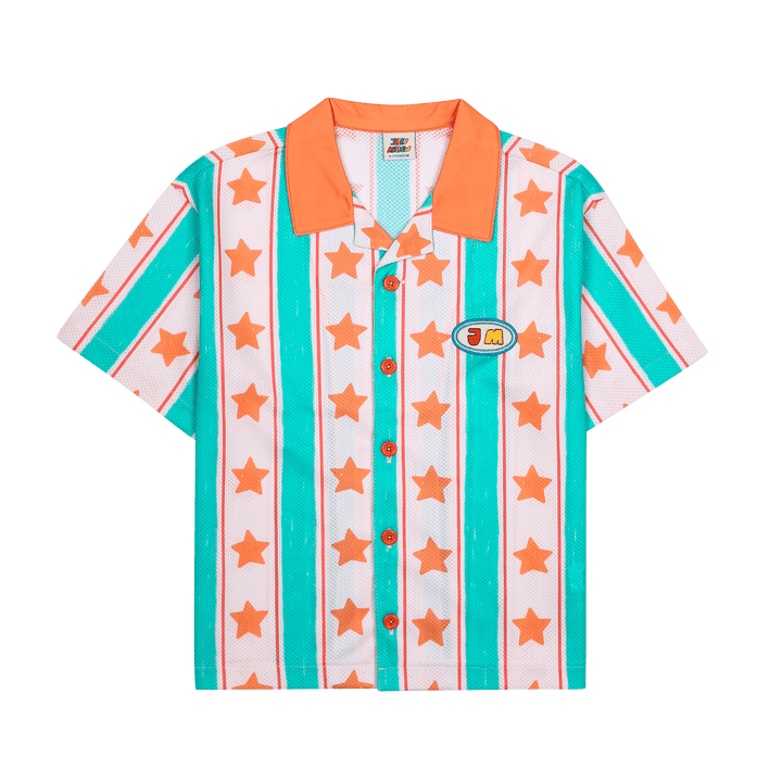 Star Mesh Short Sleeves Shirt by Jelly Mallow - Petite Belle