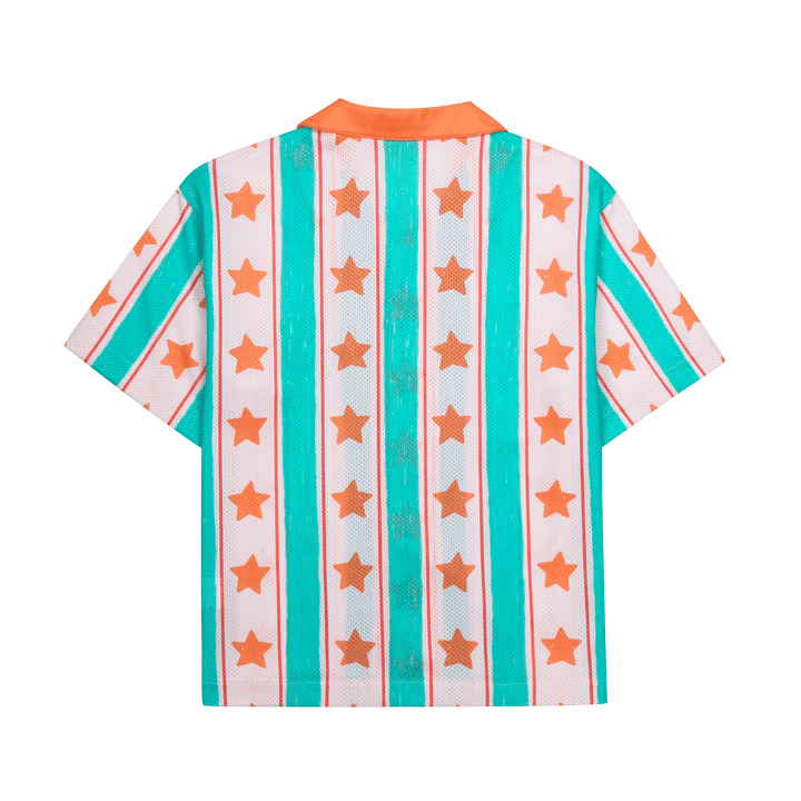Star Mesh Short Sleeves Shirt by Jelly Mallow - Petite Belle