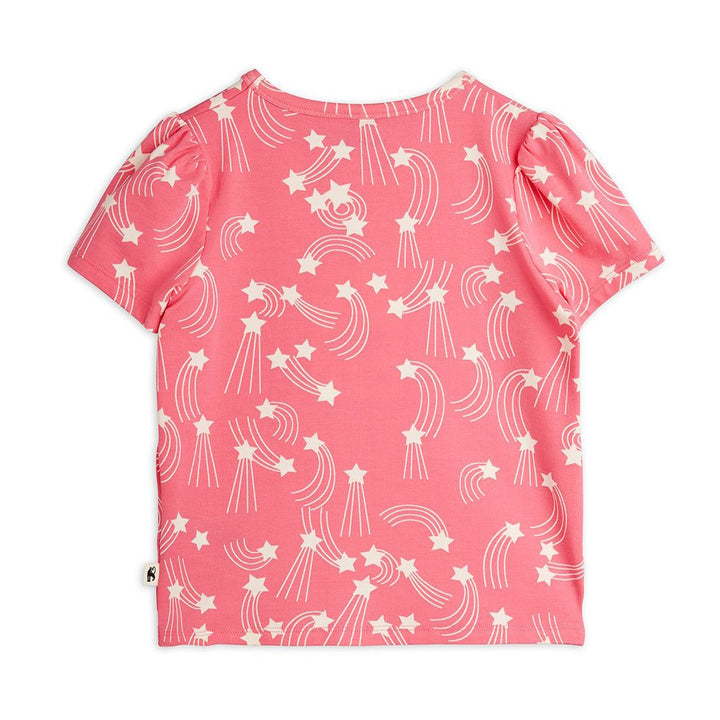 Starfall Print Puff Sleeve Top by Mini Rodini - Petite Belle