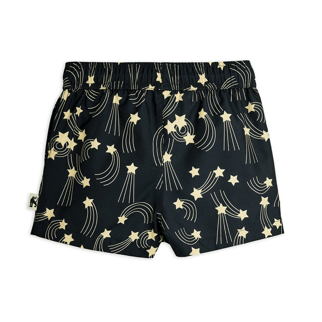 Starfall Swim Shorts in Black by Mini Rodini - Petite Belle