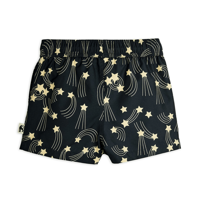 Starfall Swim Shorts in Black by Mini Rodini - Petite Belle
