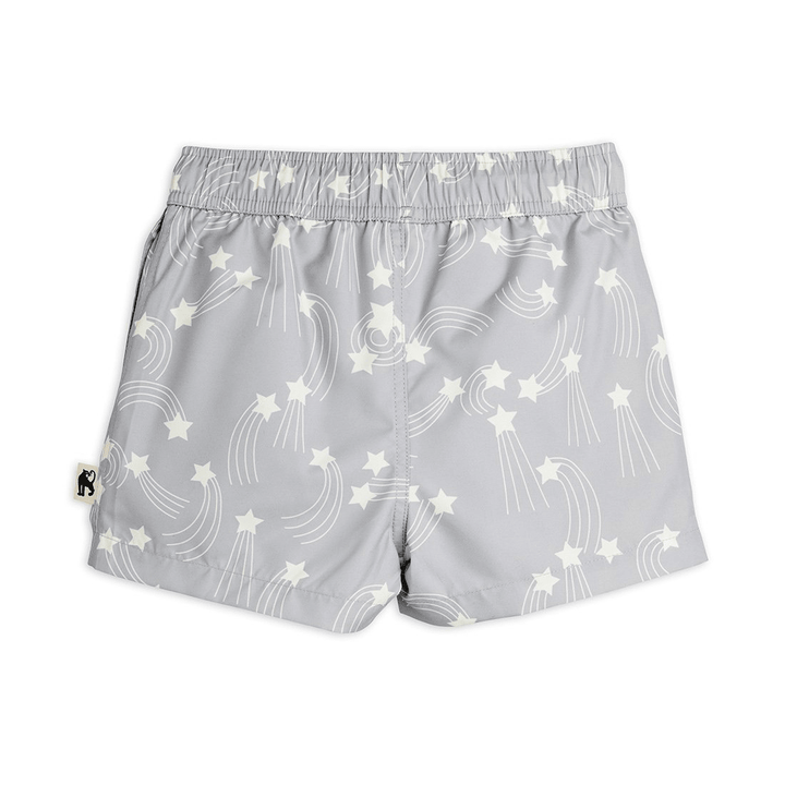 Starfall Swim Shorts in Grey by Mini Rodini - Petite Belle