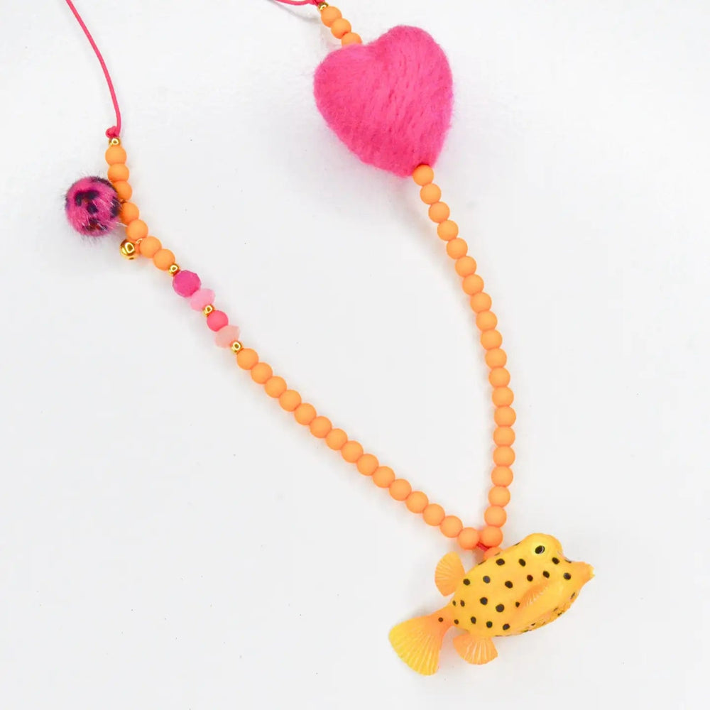 Sweetheart Colorique Necklace by Feestbeest Kids - Petite Belle