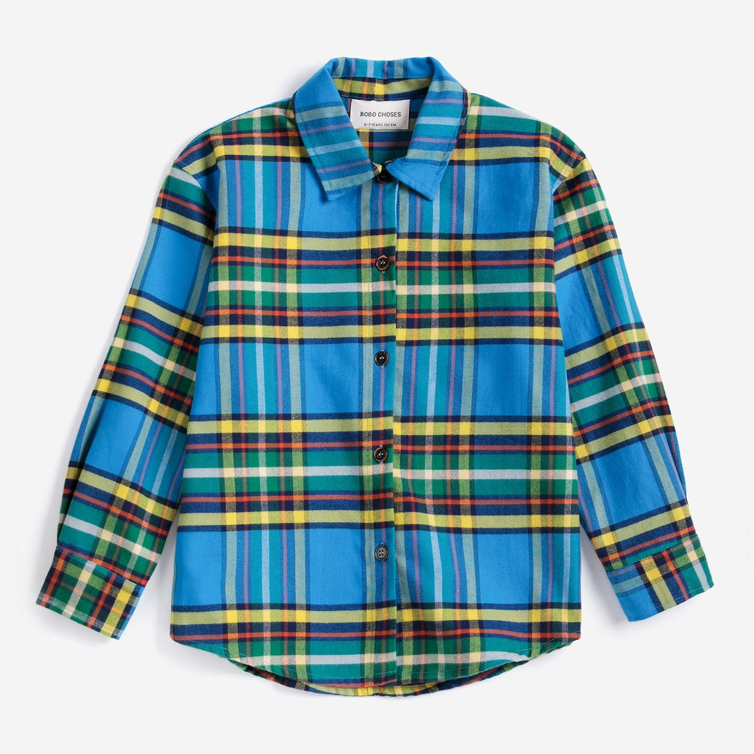 Tartan All Over Shirt by Bobo Choses - Petite Belle