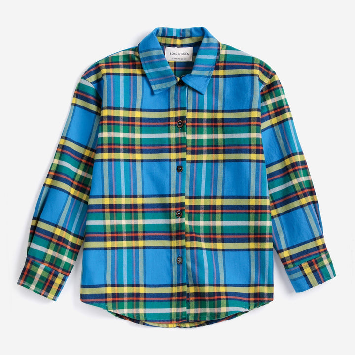Tartan All Over Shirt by Bobo Choses - Petite Belle