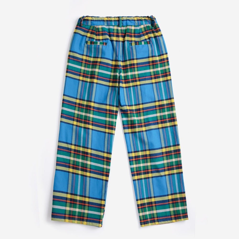 Tartan All Over Woven Pants by Bobo Choses - Petite Belle