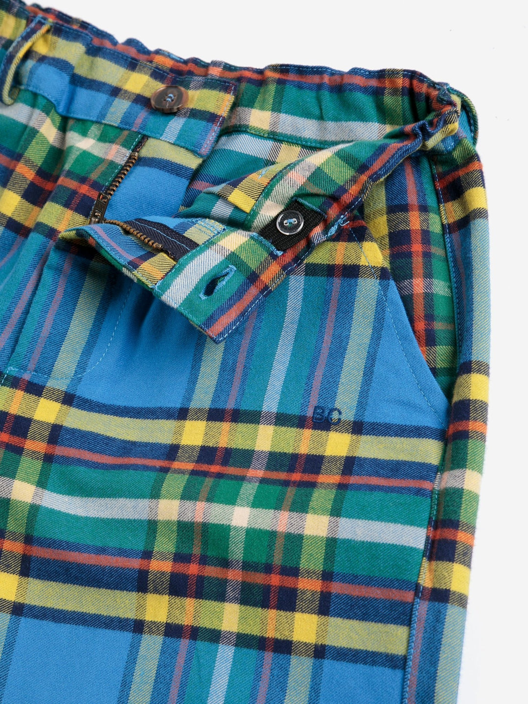 Tartan All Over Woven Pants by Bobo Choses - Petite Belle