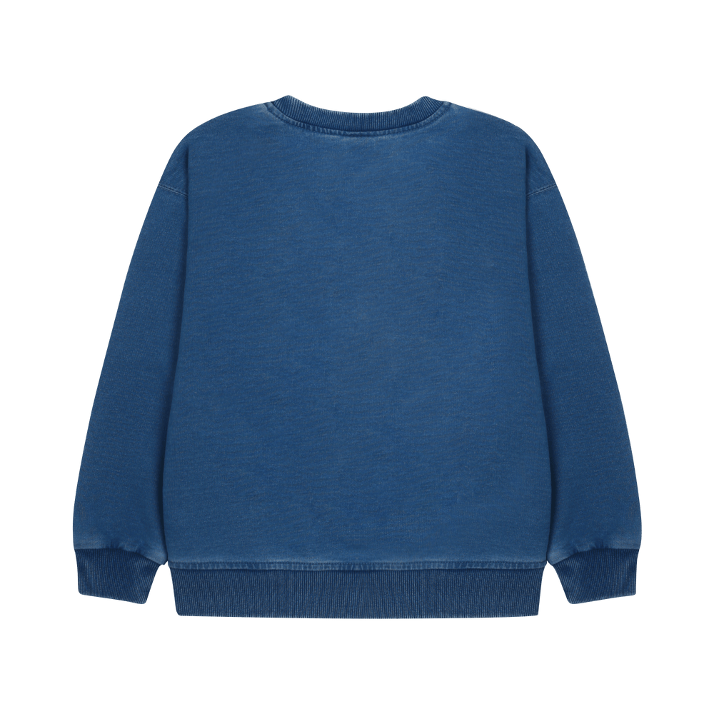 Tea Time Denim Sweatshirt by Jelly Mallow - Petite Belle