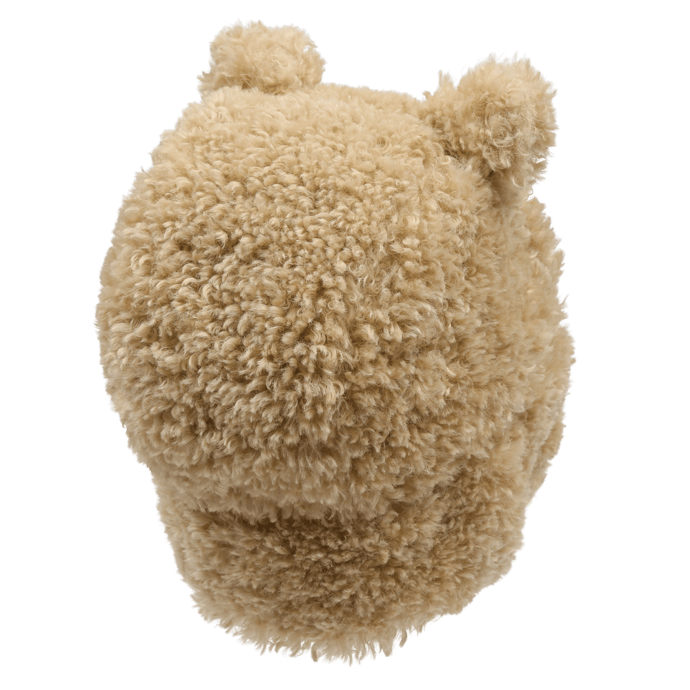 Teddy Bear Ear Warmer Hat in Beige by Jelly Mallow - Petite Belle