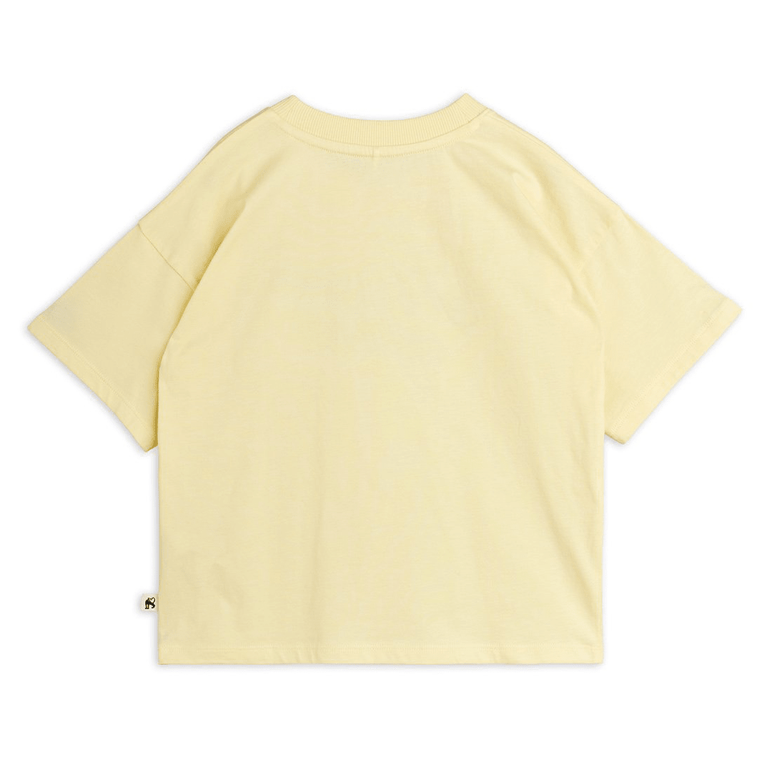 To The Moon Tee in Yellow by Mini Rodini - Petite Belle
