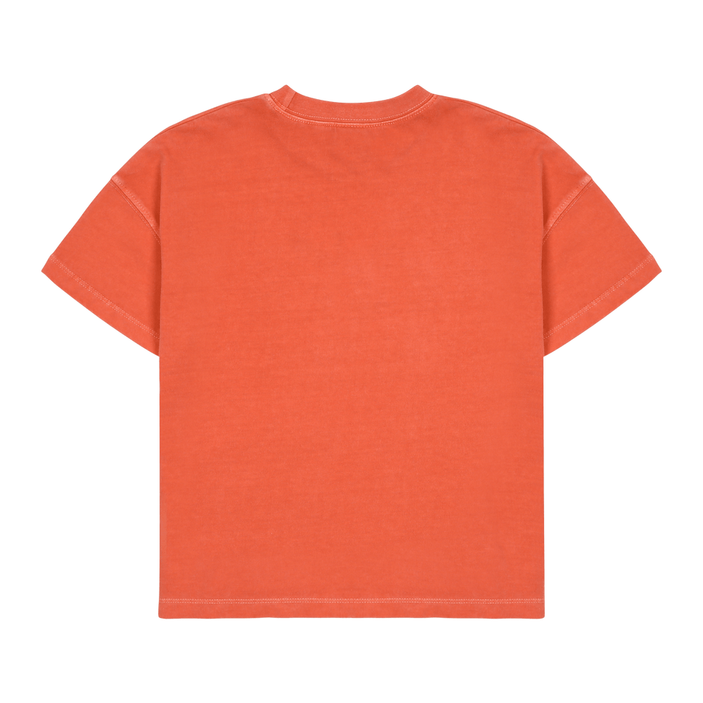 Tomato Pigment Tee in Orange by Jelly Mallow - Petite Belle