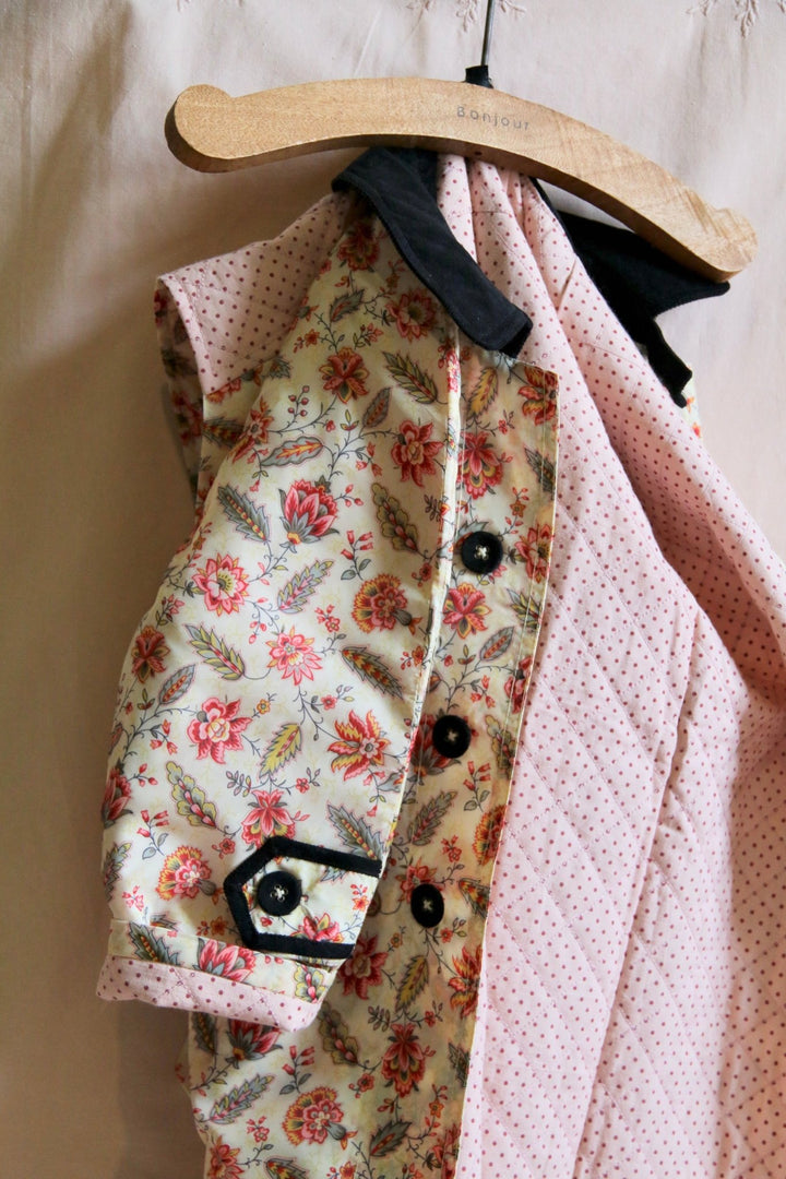 Trench Coat in Aline Print by Bonjour - Petite Belle