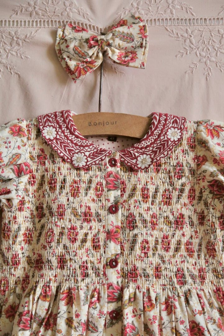 Tunique & Hairclip in Aline Print by Bonjour - Petite Belle