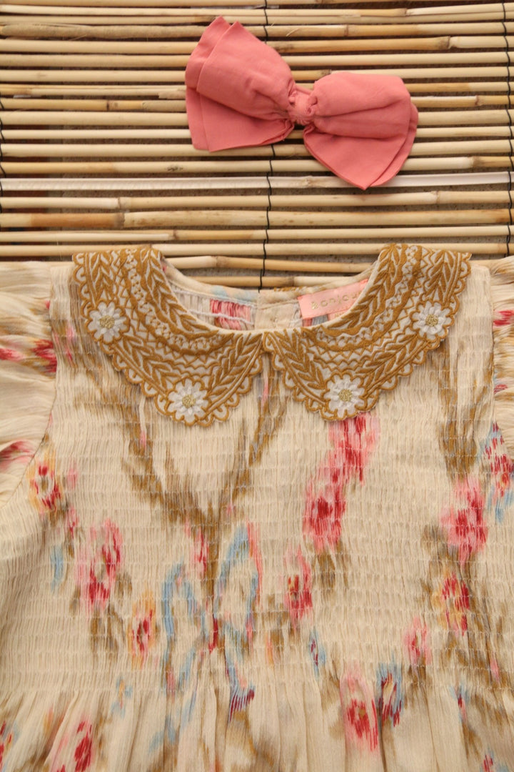 Tunique & Hairclip in Antoinette Print by Bonjour - Petite Belle