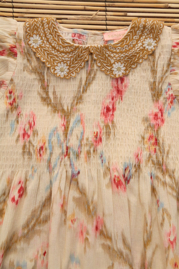 Tunique & Hairclip in Antoinette Print by Bonjour - Petite Belle