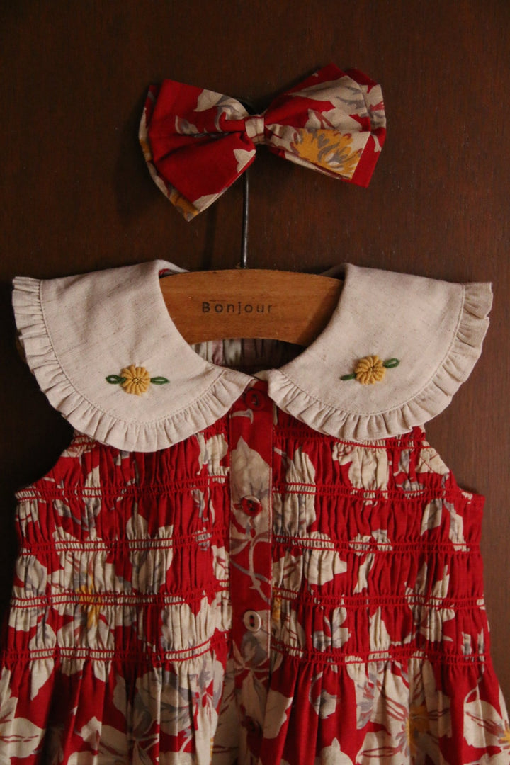 Tunique & Hairclip in Gaughin Print by Bonjour - Petite Belle