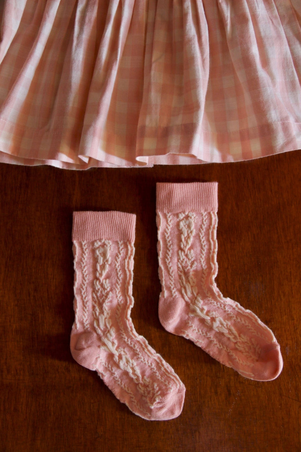Twist Socks in Pink by Bonjour - Petite Belle