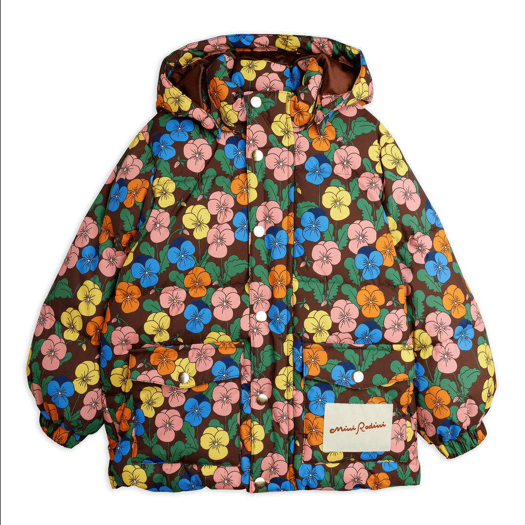 Violas All Over Print Heavy Puffer by Mini Rodini - Petite Belle