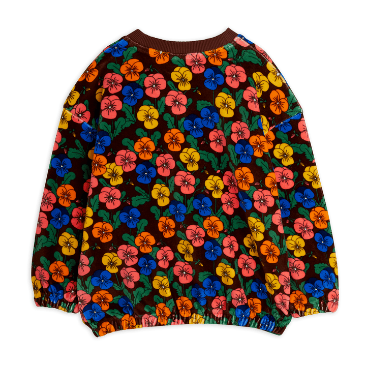 Violas Velour Sweatshirt by Mini Rodini - Petite Belle