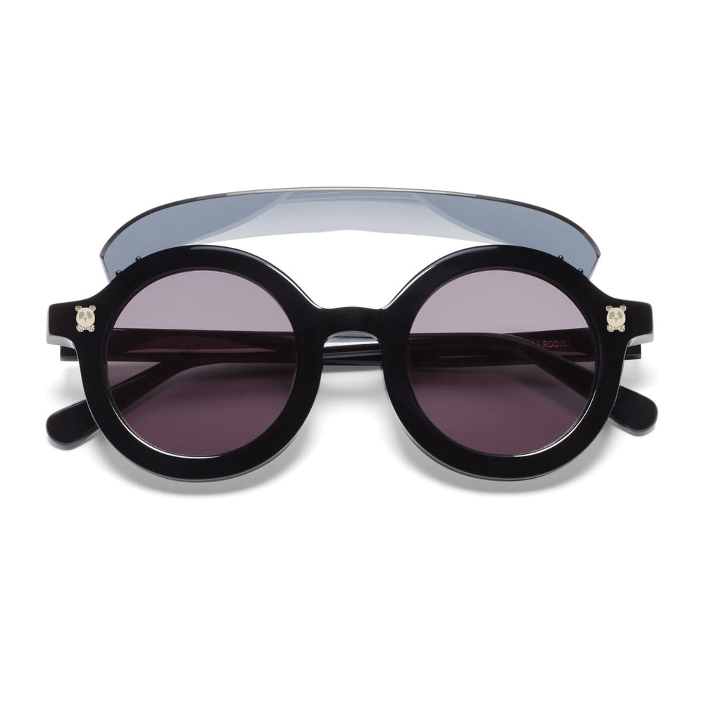 Visor Sunglasses in Black by Mini Rodini - Petite Belle